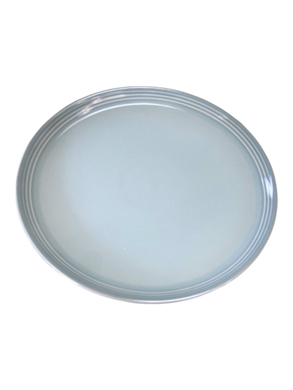 Le Creuset Sea Salt Blue Salad Plate 8.5” Second Choix Seconds NWT